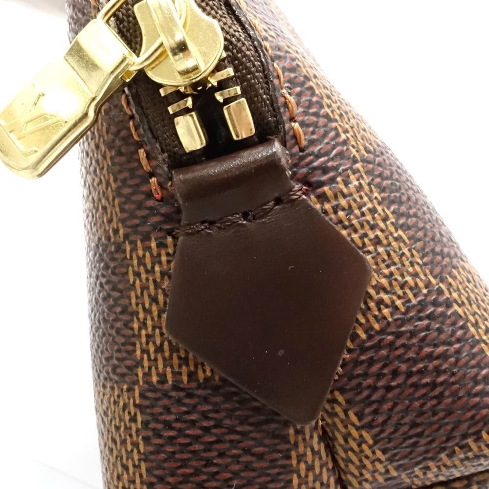 LOUIS VUITTON Authentic Brown Damier Pochette Pouch - Picture 7 of 12